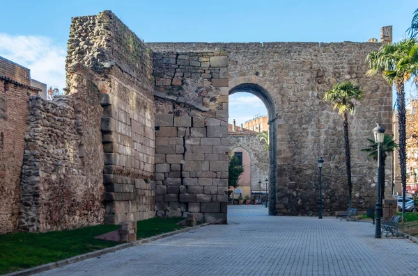 stock image View of the old Islamic fortification and defensive complex in the town of Talavera de la Reina, Toledo province, Castilla La Mancha, central Spain