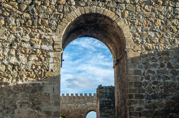 Blick Auf Die Alte Islamische Festungs Und Verteidigungsanlage Der Stadt — Stockfoto