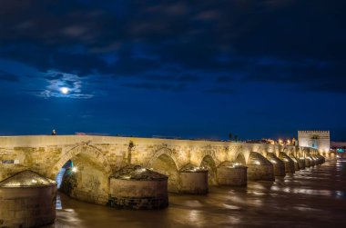 Antik Roma köprüsü Cordoba, Endülüs, Güney İspanya