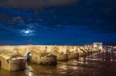 Antik Roma köprüsü Cordoba, Endülüs, Güney İspanya