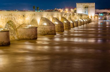 Antik Roma köprüsü Cordoba, Endülüs, Güney İspanya