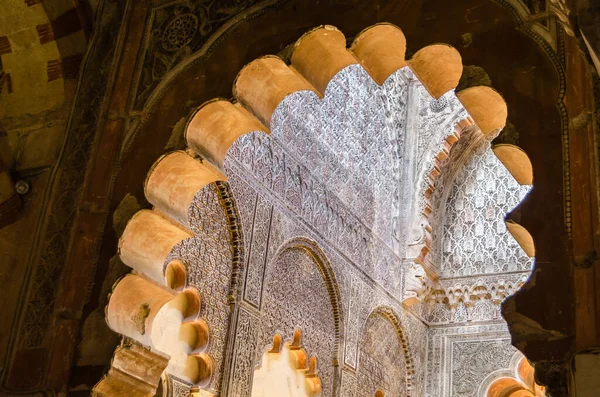 Cordoba Hiszpania Luty 2014 Wnętrze Meczetu Katedry Kordobie Andaluzja Południowa — Zdjęcie stockowe