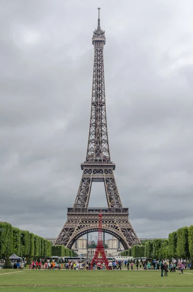 Paris França Julho 2014 Vista Torre Eiffel Paris França Dos — Fotografia de Stock