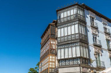 Ortaçağ şehri Segovia, Kastilya ve Leon 'un eski kasabasında mimarlık.