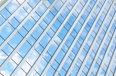 MADRID, İspanya - 15 Eylül 2019: Madrid, İspanya 'daki Torre Serrano binasının detayları