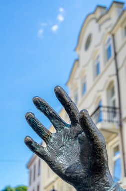 ALESUND, NORWay - 20 Temmuz 2014: Arne Martin Hansen tarafından yapılan 