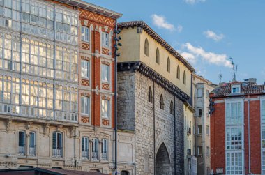 Eski Burgos, Castilla y Leon, İspanya 'da mimarlık