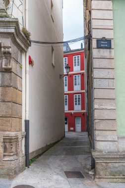 Galiçya 'nın eski kenti Lugo' da mimarlık, İspanya 'nın kuzeybatısında.