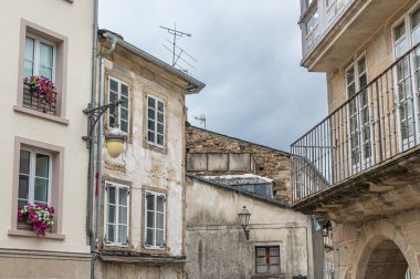 Galiçya 'nın eski kenti Lugo' da mimarlık, İspanya 'nın kuzeybatısında.