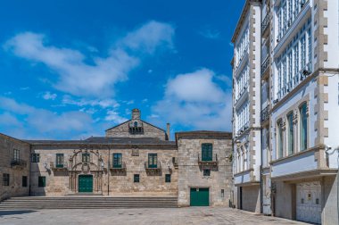 Galiçya 'nın eski kenti Lugo' da mimarlık, İspanya 'nın kuzeybatısında.