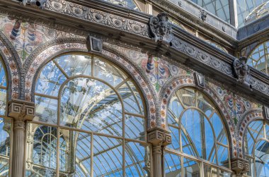 MADRID, SPAIN - OCTOBER 27, 2019: Palacio de Cristal (