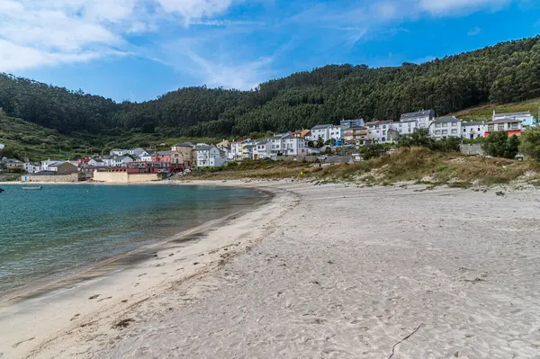 stock image View of the small coastal village of O Porto de Bares, Galicia, northwestern Spain