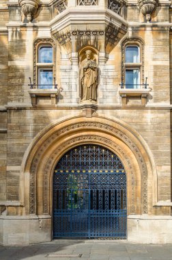 Architecture in the old town of Cambridge, Cambridgeshire, United Kingdom clipart