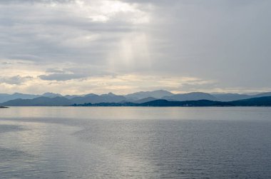Stavanger, Norveç yakınlarındaki bir fiyorttan görüntüle