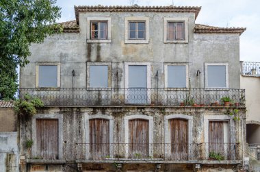 Şehir manzarası, Lizbon, Portekiz 'in merkezinde mimari