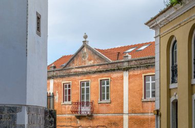 Portekiz 'in Lizbon Bölgesi Sintra kasabasında mimarlık