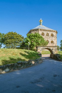 GOTHENBURG, SwEDEN - 9 Temmuz 2014: İsveç 'in Göteborg kentindeki tepede bulunan Skansen Kronan' ın (
