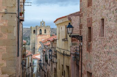 Guadalajara 'nın Siguenza kasabasında mimarlık, Castilla la la Mancha, İspanya