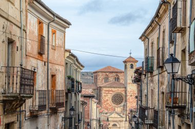 Guadalajara 'nın Siguenza kasabasında mimarlık, Castilla la la Mancha, İspanya