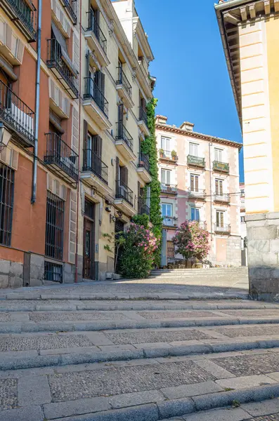 Kentsel peyzaj, mimari detay Madrid, İspanya