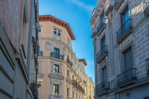 Madrid, İspanya 'da şehir manzarası, mimari detay