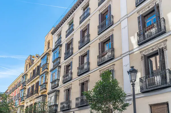 Madrid, İspanya 'da şehir manzarası, mimari detay