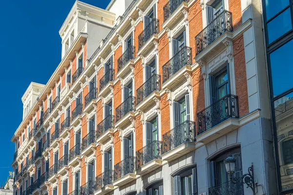 Madrid, İspanya 'da şehir manzarası, mimari detay