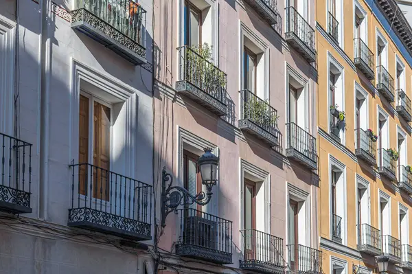 Madrid, İspanya 'da şehir manzarası, mimari detay