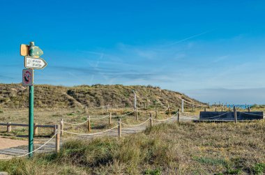Saler Sahili 'ne (Playa del Saler), Valencia, İspanya