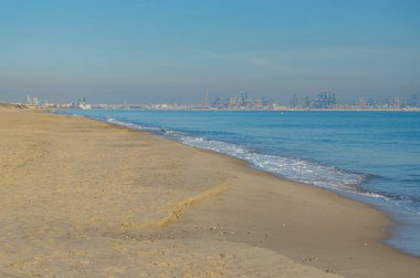 Saler Sahili Manzarası (Playa del Saler), Valencia, İspanya