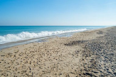 Saler Sahili Manzarası (Playa del Saler), Valencia, İspanya