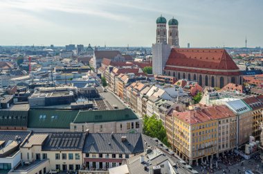 MUNCHEN, GERMANY - 4 HAZİRAN 2015: Münih, Bavyera, Almanya