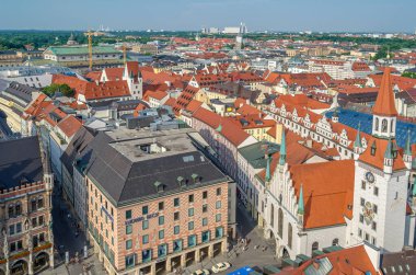 MUNCHEN, GERMANY - 4 HAZİRAN 2015: Münih, Bavyera, Almanya