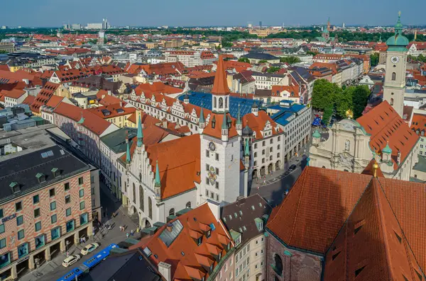 MUNCHEN, GERMANY - 4 HAZİRAN 2015: Münih, Bavyera, Almanya