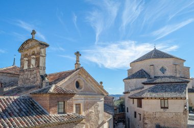 CUENCA, SPAIN - MARCH 28, 2015: Headquarters of the Antonio Perez Foundation (FAP), a cultural institution dedicated to contemporary art, located in the former Carmelite Convent in Cuenca, Spain, founded in 1998