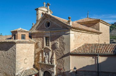 CUENCA, SPAIN - MARCH 28, 2015: Headquarters of the Antonio Perez Foundation (FAP), a cultural institution dedicated to contemporary art, located in the former Carmelite Convent in Cuenca, Spain, founded in 1998