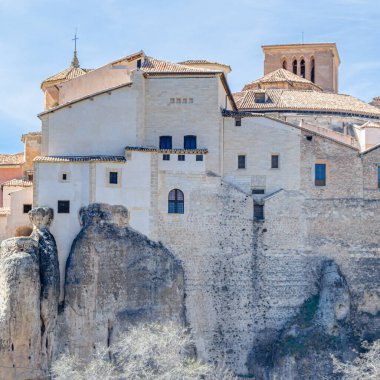 Architecture in the old town of Cuenca, Castilla la Mancha, Spain