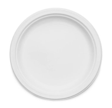 Ağır Görevli Kağıt Tabak Beyaz Kesildi.