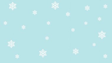 Beyaz ve mavi kar tanesi arka planda. Arkaplan pürüzsüz. Noel ve Yeni Yıl dokusu. Beyaz ve mavi kar tanesi arka planında kış ya da tatil arkaplanları için fotokopi alanı var. 3 Boyutlu Hazırlama.