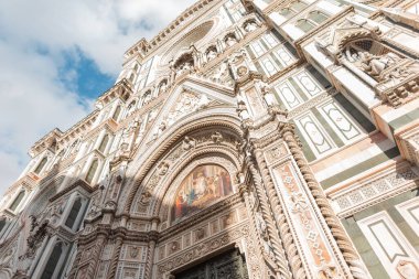 İtalya, Floransa 'daki inanılmaz güzel Gotik katedral mimarisi
