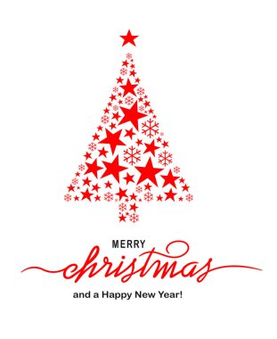 Broşür veya web tasarımı için bir şablon olarak kullanılmak üzere kış ve Noel arkaplan çizimi.