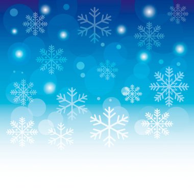 Broşür veya web tasarımı için bir şablon olarak kullanılmak üzere kış ve Noel arkaplan çizimi.