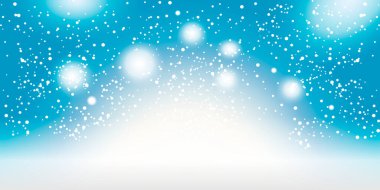 Broşür veya web tasarımı için bir şablon olarak kullanılmak üzere kış ve Noel arkaplan çizimi.