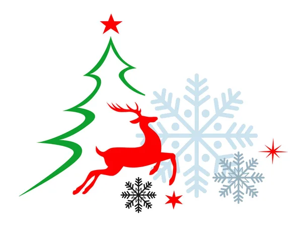 Zima Boże Narodzenie Ilustracja Tła Stosowania Jako Wzór Dla Ulotki — Wektor stockowy