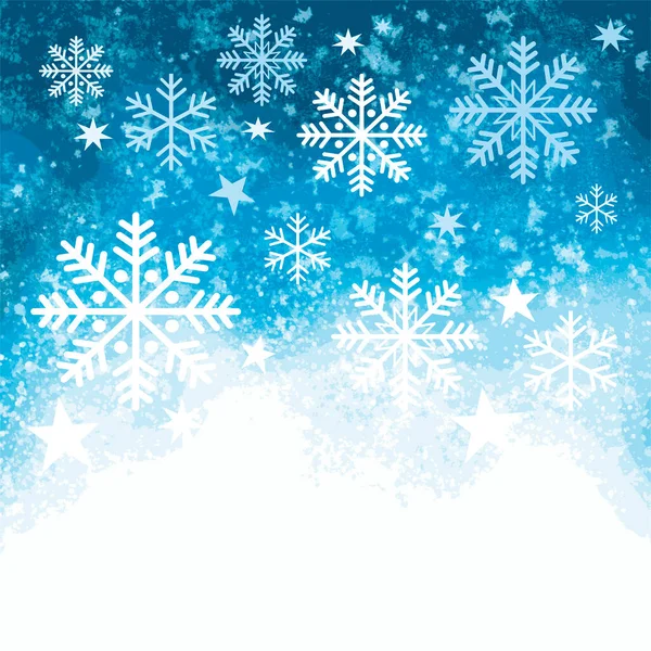 Winter Kerst Achtergrond Illustratie Voor Gebruik Als Sjabloon Voor Flyer — Stockvector