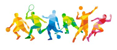 Sporcularla spor ve spor grafiği.