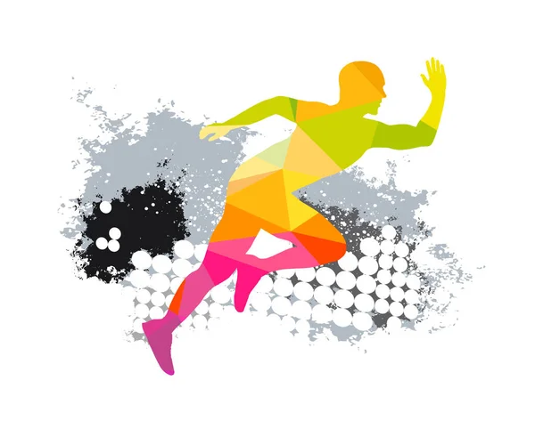 Running Sport Graphic Use Template Flyer Use Web Design — Image vectorielle