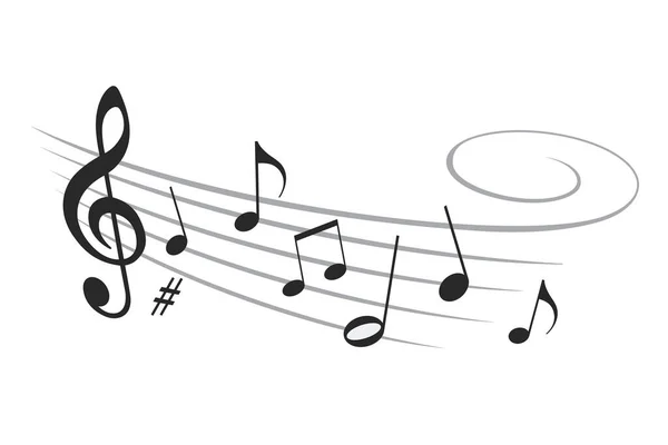 Музична Фонова Графіка Використання Шаблон Флаєра Або Використання Веб Дизайні — стоковий вектор