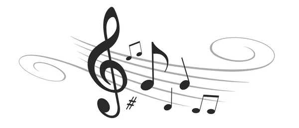 Музична Фонова Графіка Використання Шаблон Флаєра Або Використання Веб Дизайні — стоковий вектор