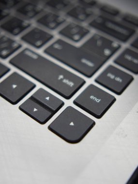 Pc cebinin anahtar bord 'u ve sıkı çalış 